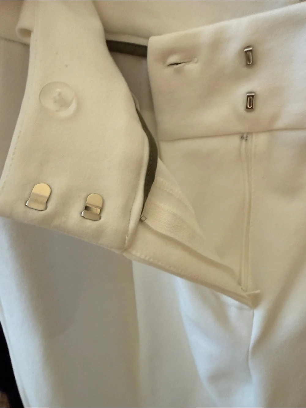 Classic Fit White Wide Leg Pants by Classic Fit